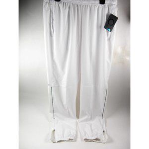 SKORA Men's White pull-on QWICK-DRY Jogger Fit pants NWT Size L